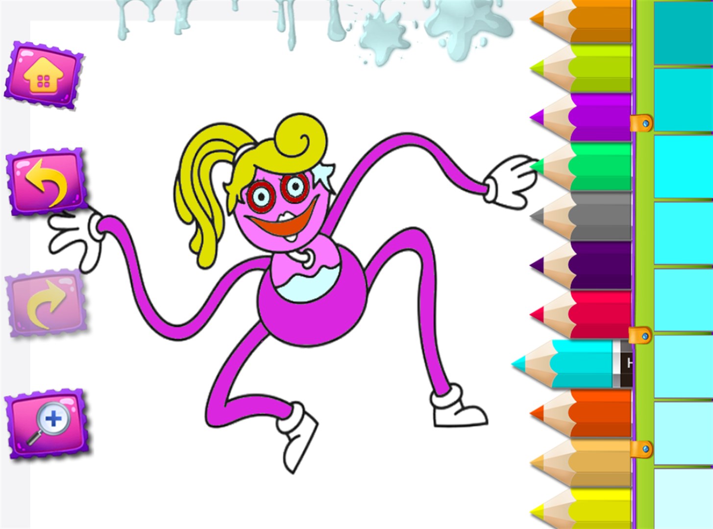 Mommy Long Legs - Poppy Playtime Chapter 2 Coloring Book: Mommy Long Legs  in Poppy Playtime Chapter