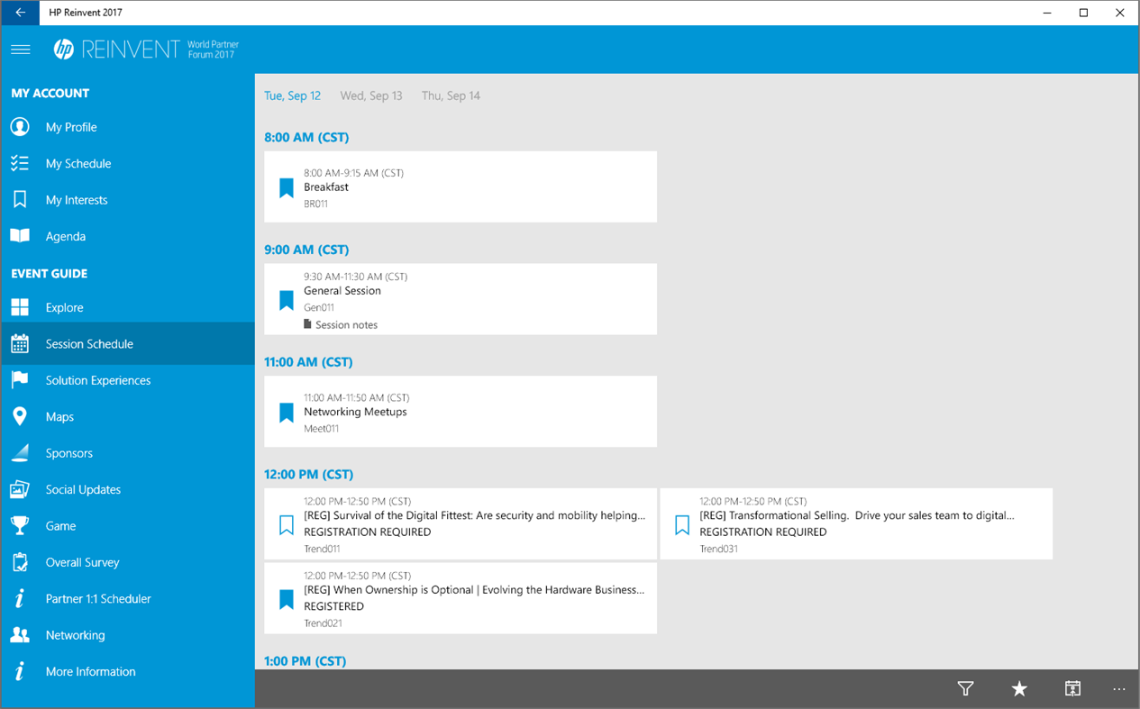 #1. HP Reinvent 2017 (Windows) Av: Eventbase Technology Inc.