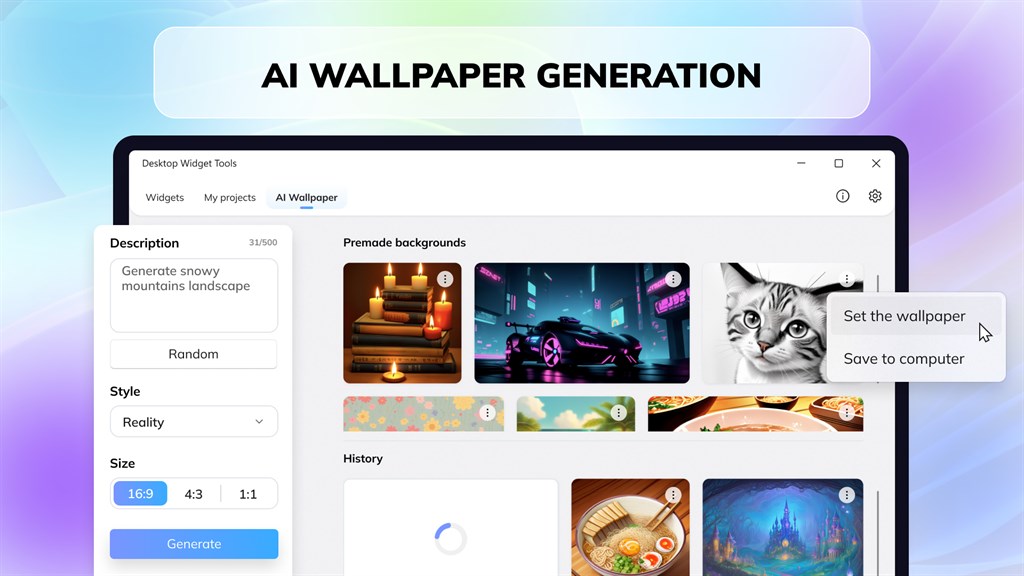 Desktop Widget Tools: Custom Calendar and Clock_3