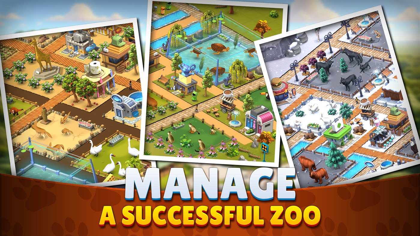#6. Zoo Island: Wild Family Park (Windows) By: Sparkling Society Games