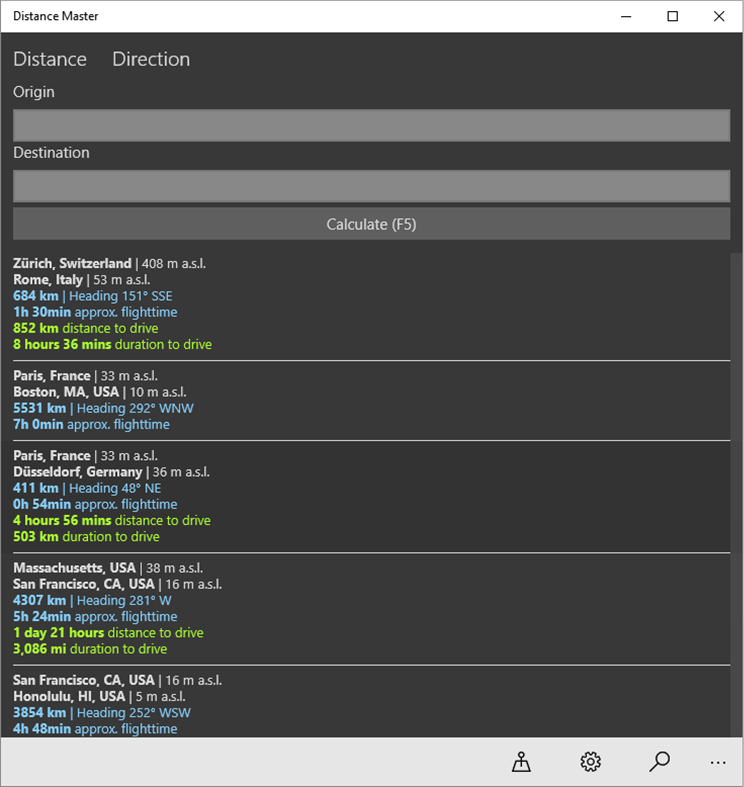 #1. Distance Master (Windows) 由: Daniel Reust