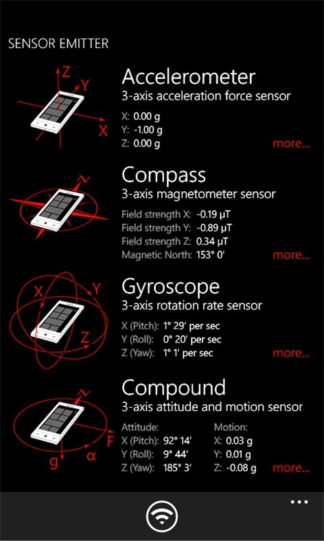 Sensor Emitter Screenshots 1