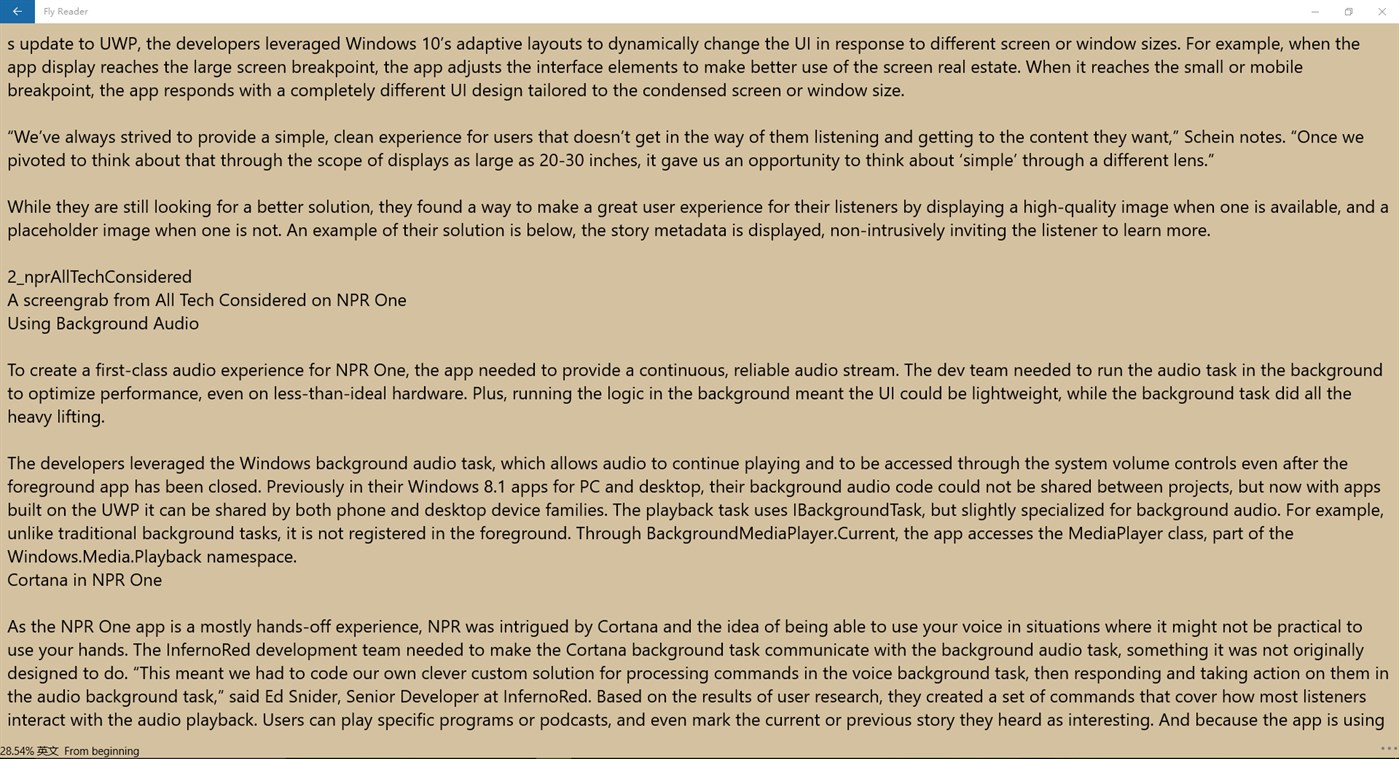 #1. Fly Reader (Windows) Ved: 殷越