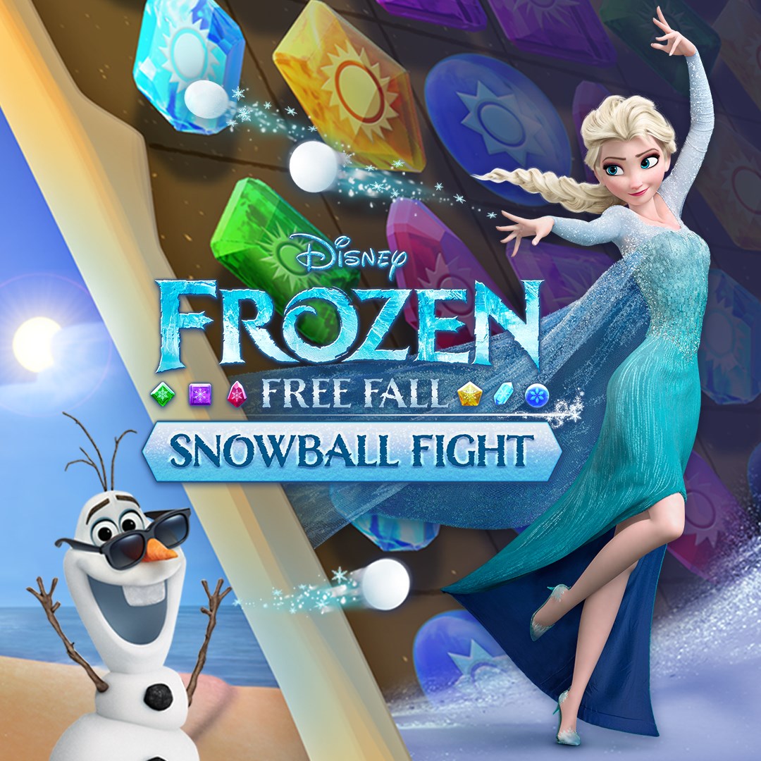 La Reine des Neiges Free Fall : Bataille de boules de neiges