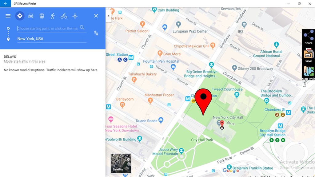 GPS Route Finder : Maps Navigation and Directions_2