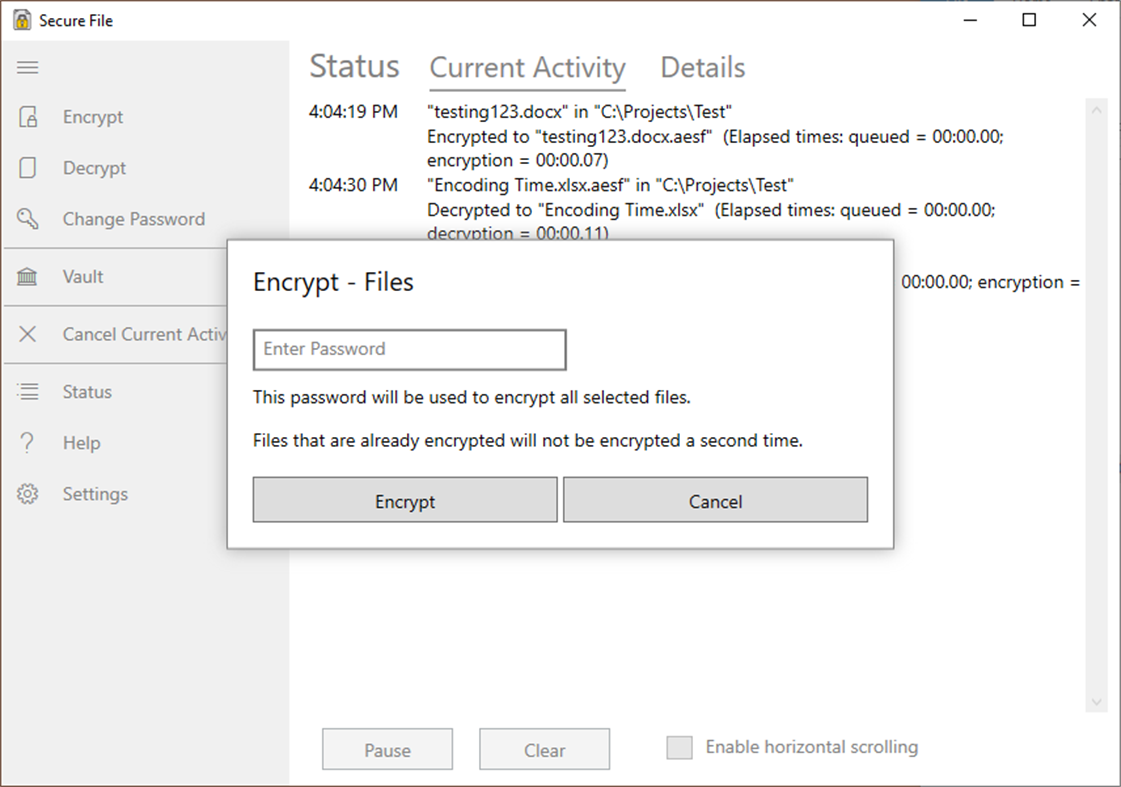 #3. Secure File (Windows) By: Area181 Software