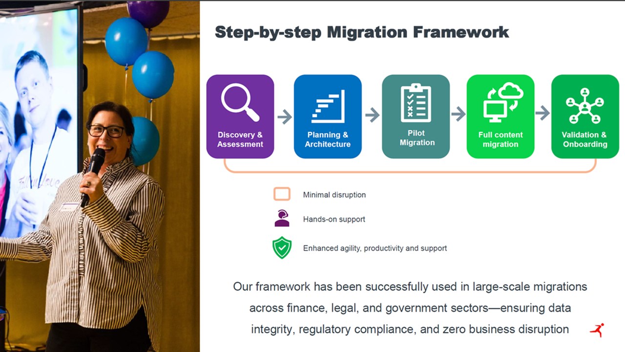 Snapshot 1 of Seamless Migration from OpenText to Microsoft SharePoint