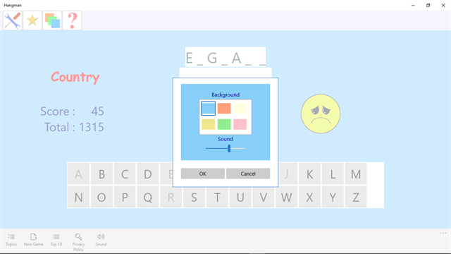 Hangman Game screenshot 2