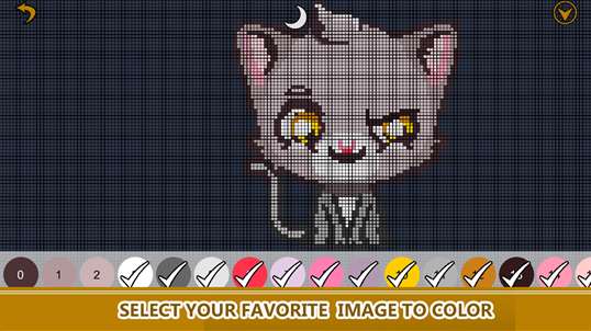Cats Color By Number - Pixel Art Animals Coloring Book screenshot 5