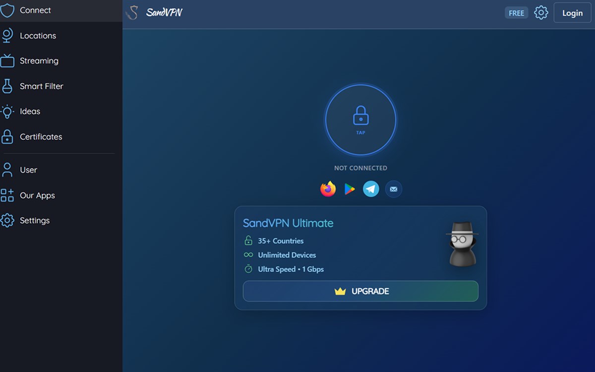 Free VPN for Edge - VPN Proxy SandVPN