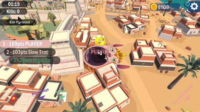 Hole io: Pyramids DLC screenshot 1