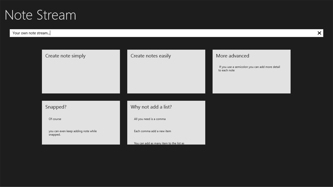 #1. Note Stream (Windows) Podle: sreal