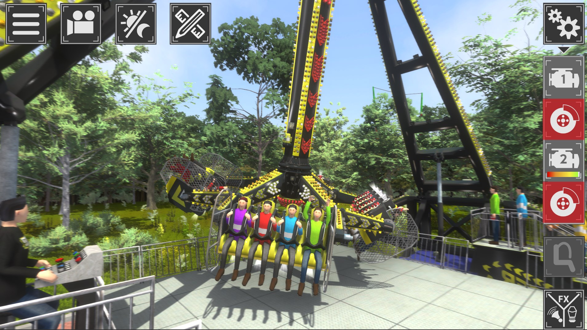 Theme park game download