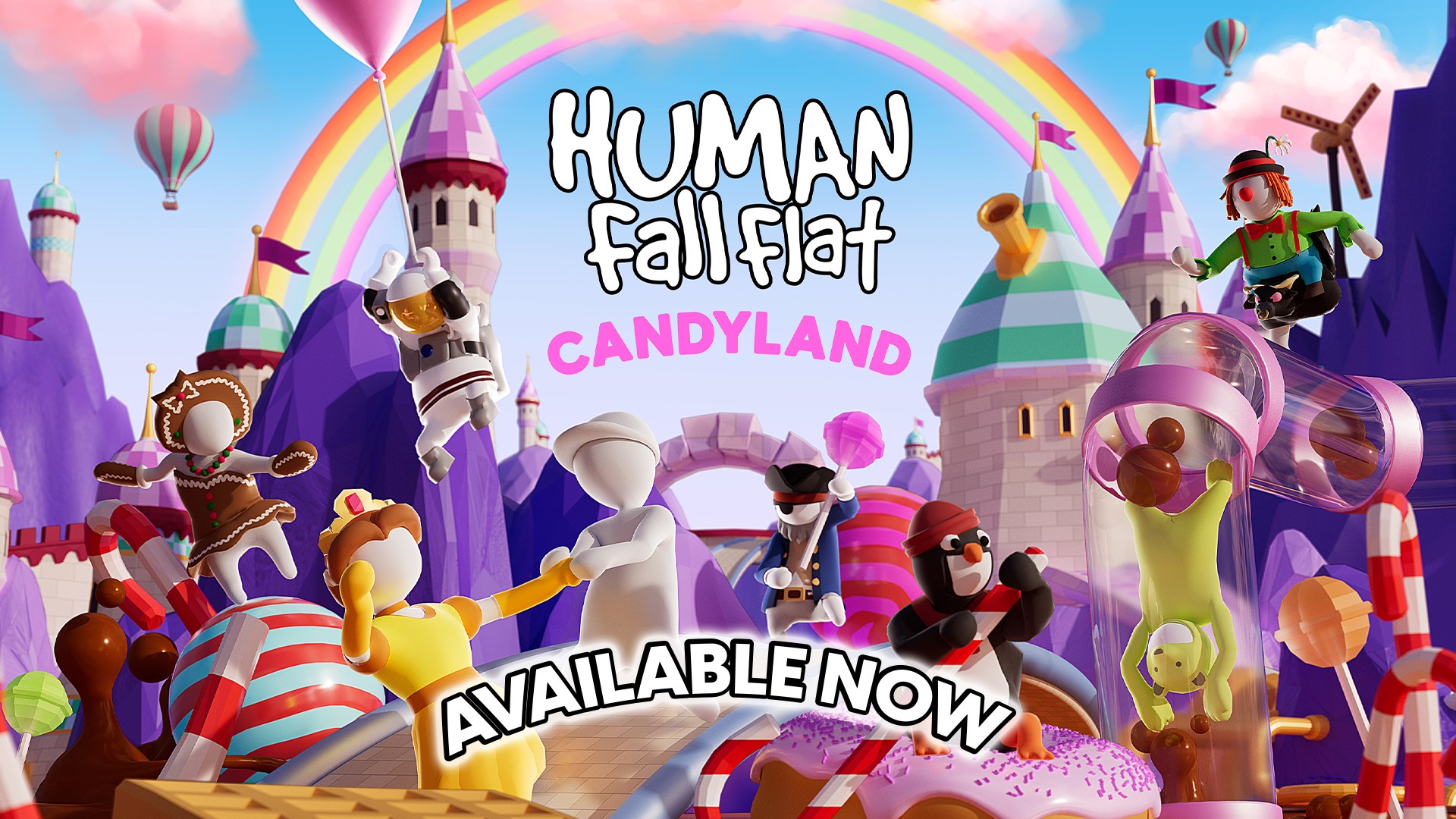 Human Fall Flat Candyland Out Now