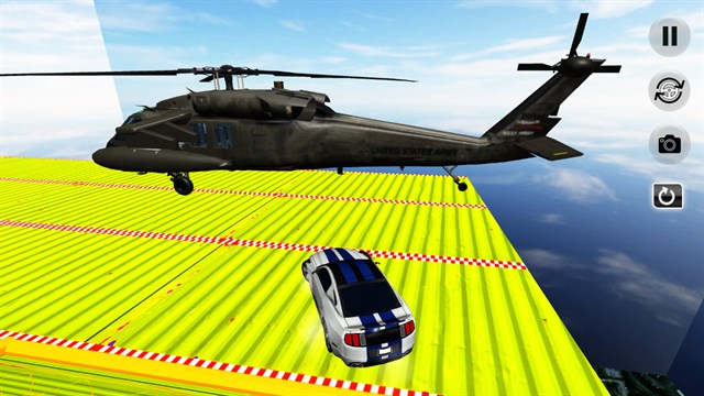Extreme Impossible Race Car Stunt game screenshot 3