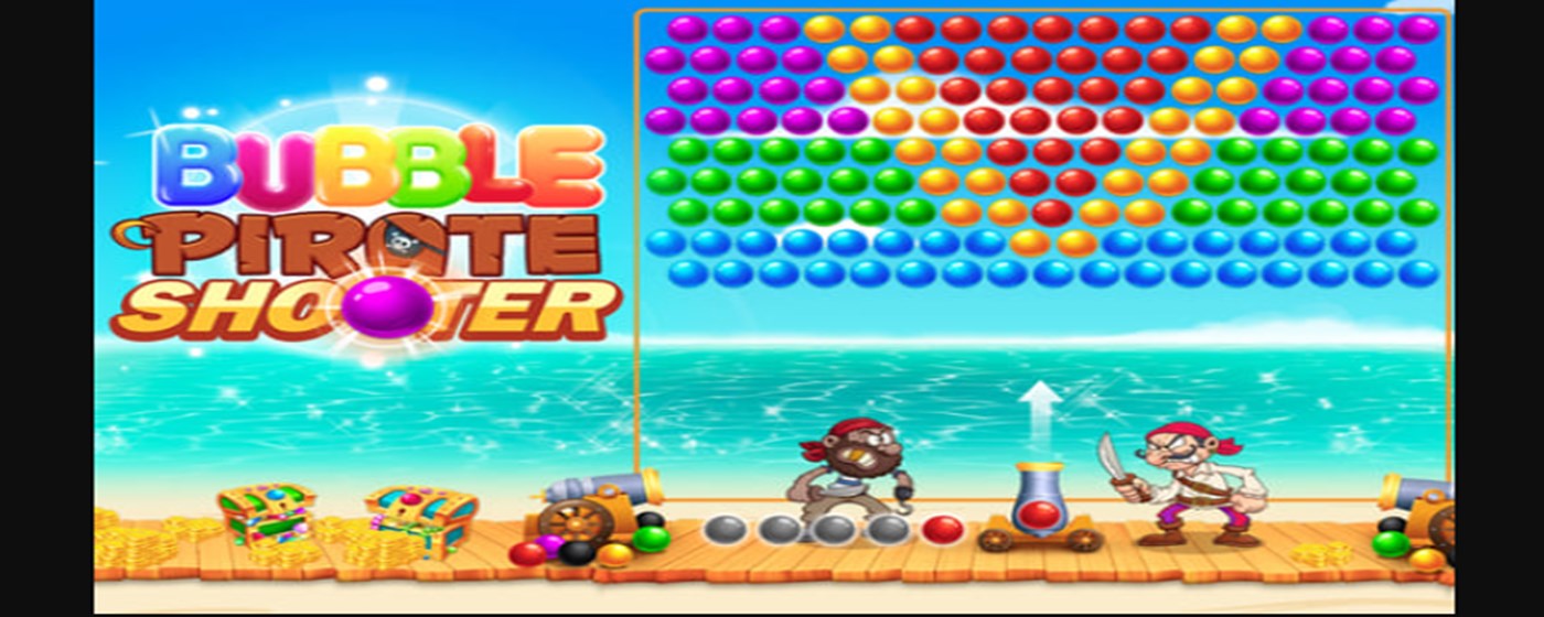 Bubble Pirate Shooter Game marquee promo image