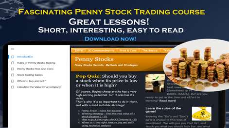 Penny Stocks Investments Course Screenshots 1