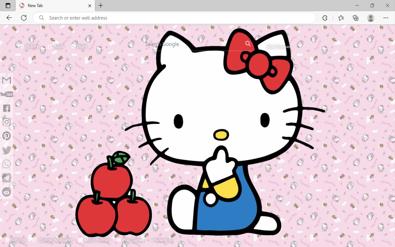 Hello Kitty Wallpaper - Microsoft Edge Addons
