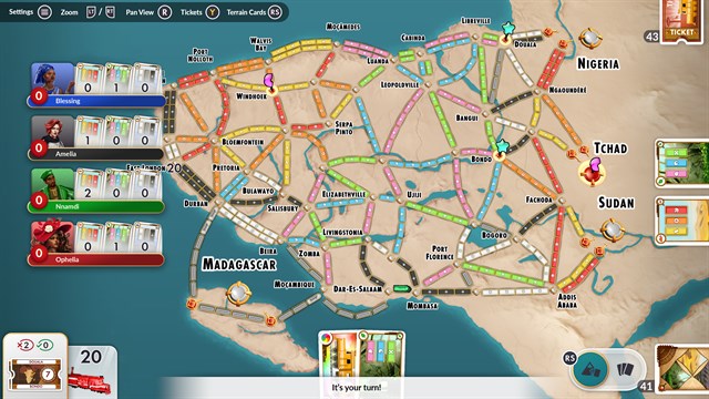 Ticket to Ride: Heart of Africa Expansion screenshot 4