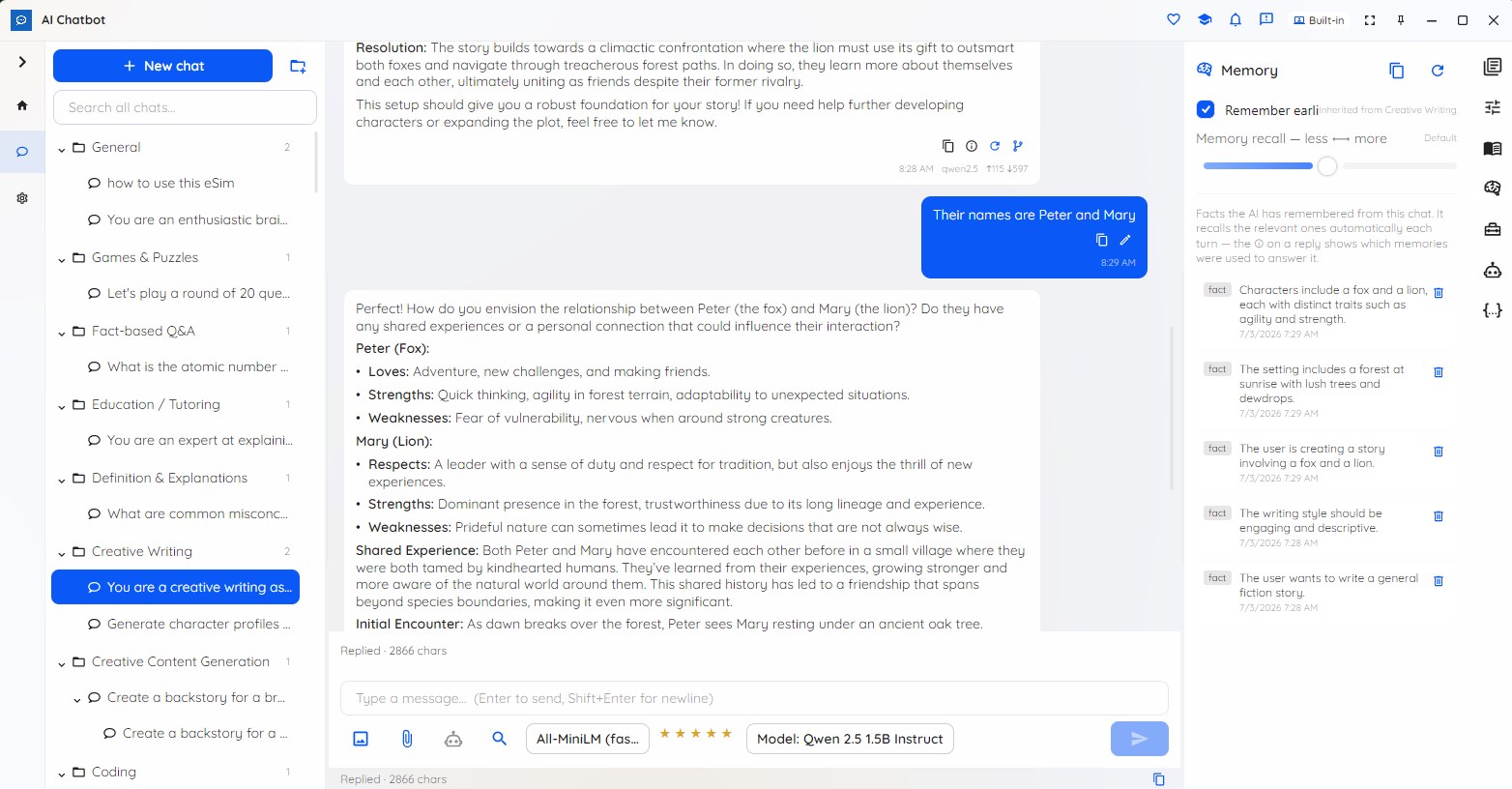Local AI Chatbot screenshot