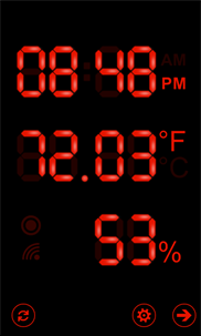 GPS Thermometer Free screenshot 1
