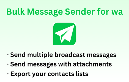 Bulk Message Sender for wa small promo image