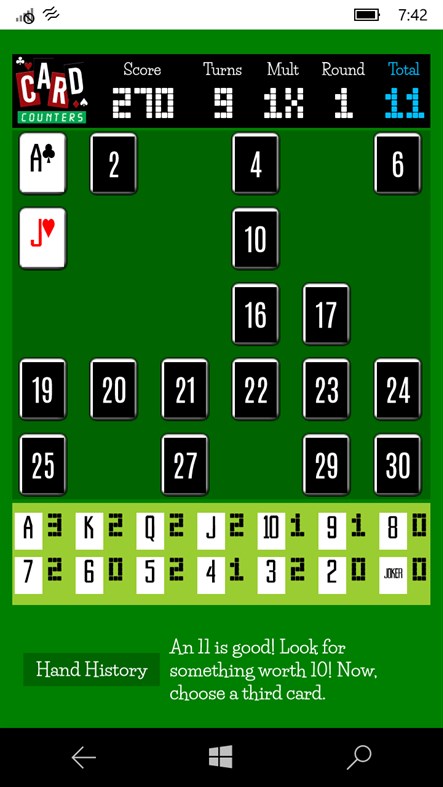 #4. Card Counters Memory Blackjack Game! (Windows) 由: Small Screen Software