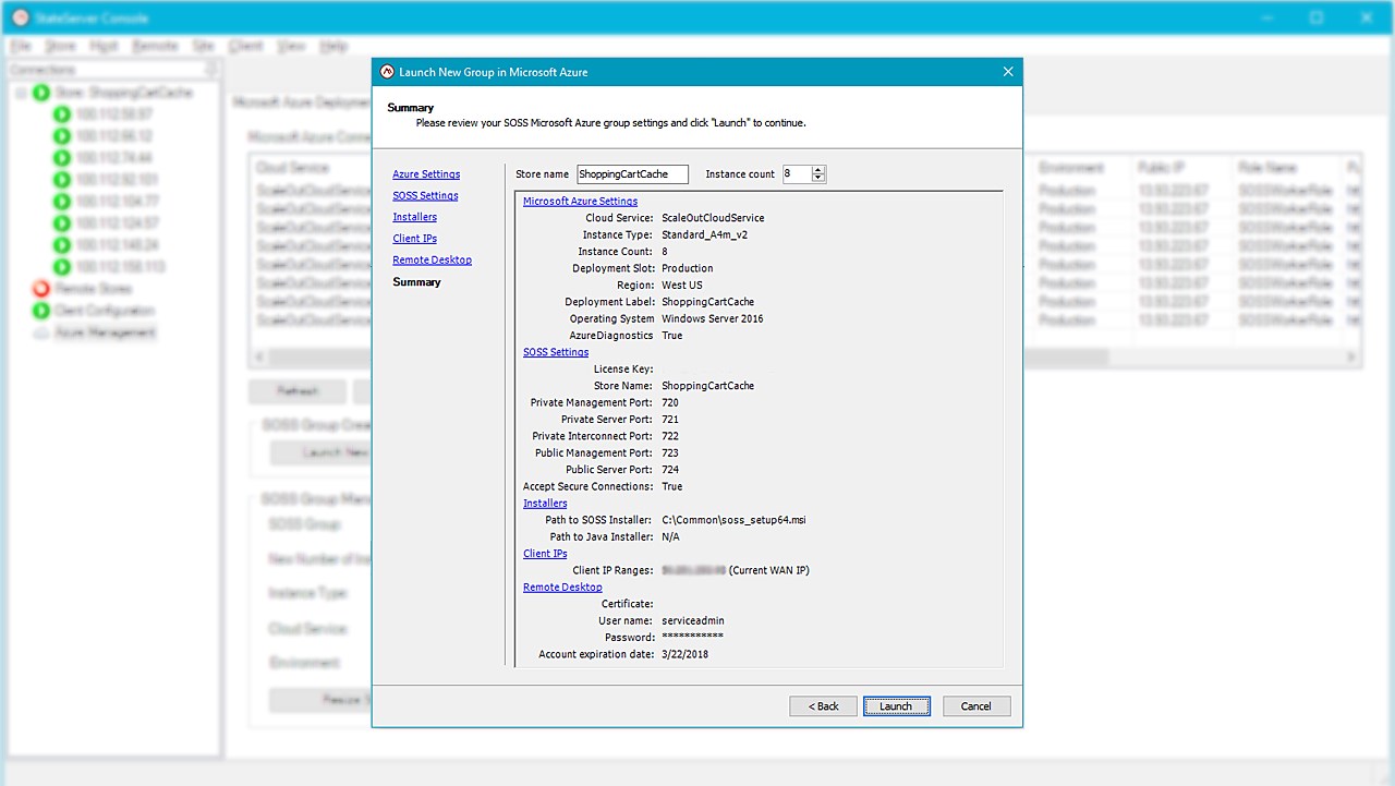 Snapshot 4 of ScaleOut StateServer & ScaleOut StreamServer