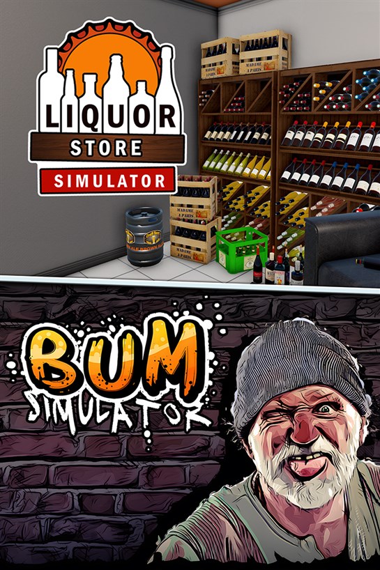 Boksbillede af Liquor Store Simulator & Bum Simulator