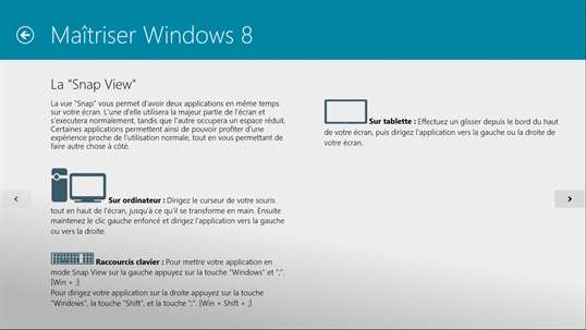 Le Guide de l'Utilisateur Windows 8 screenshot 3