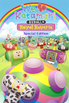 Cover poster for We Love Katamari REROLL+ Royal Reverie Special Edition