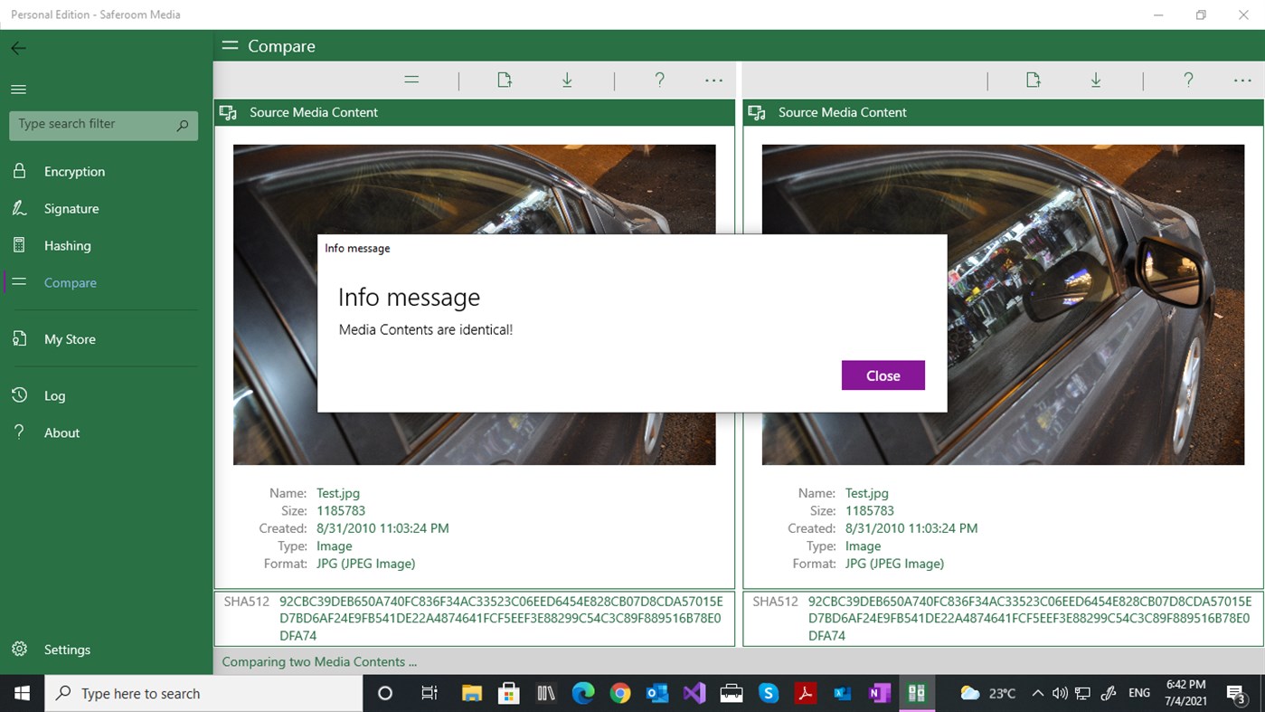 #7. Saferoom.Media (Windows) بواسطة: Security and Communications Software Inc.