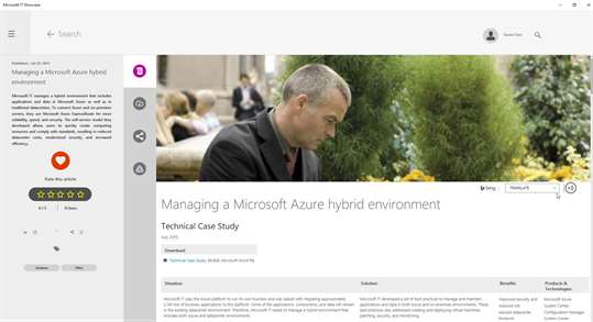 Microsoft IT Showcase screenshot 7