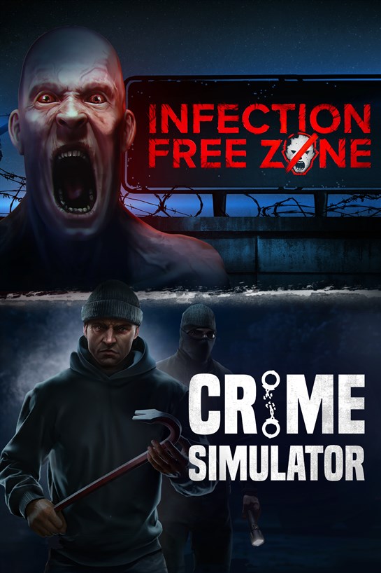 Box shot of Infection Free Zone x Crime Simulator