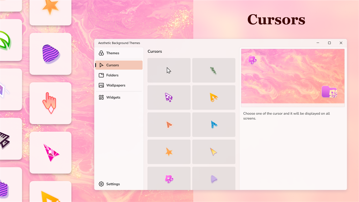 #5. Aesthetic Desktop Themes - HD Wallpapers & Widgets (Windows) Podle: Simpledio LLP