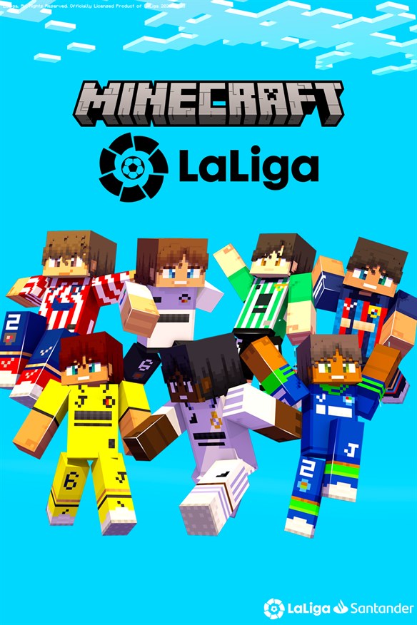 Minecraft LaLiga Skin Pack Xbox Series X|S and Xbox One cover art