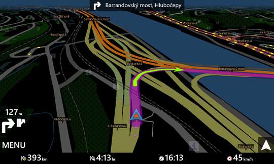MapFactor GPS Navigation screenshot 2