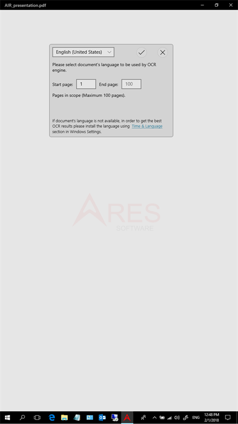 Ares OCR Light Screenshots 2