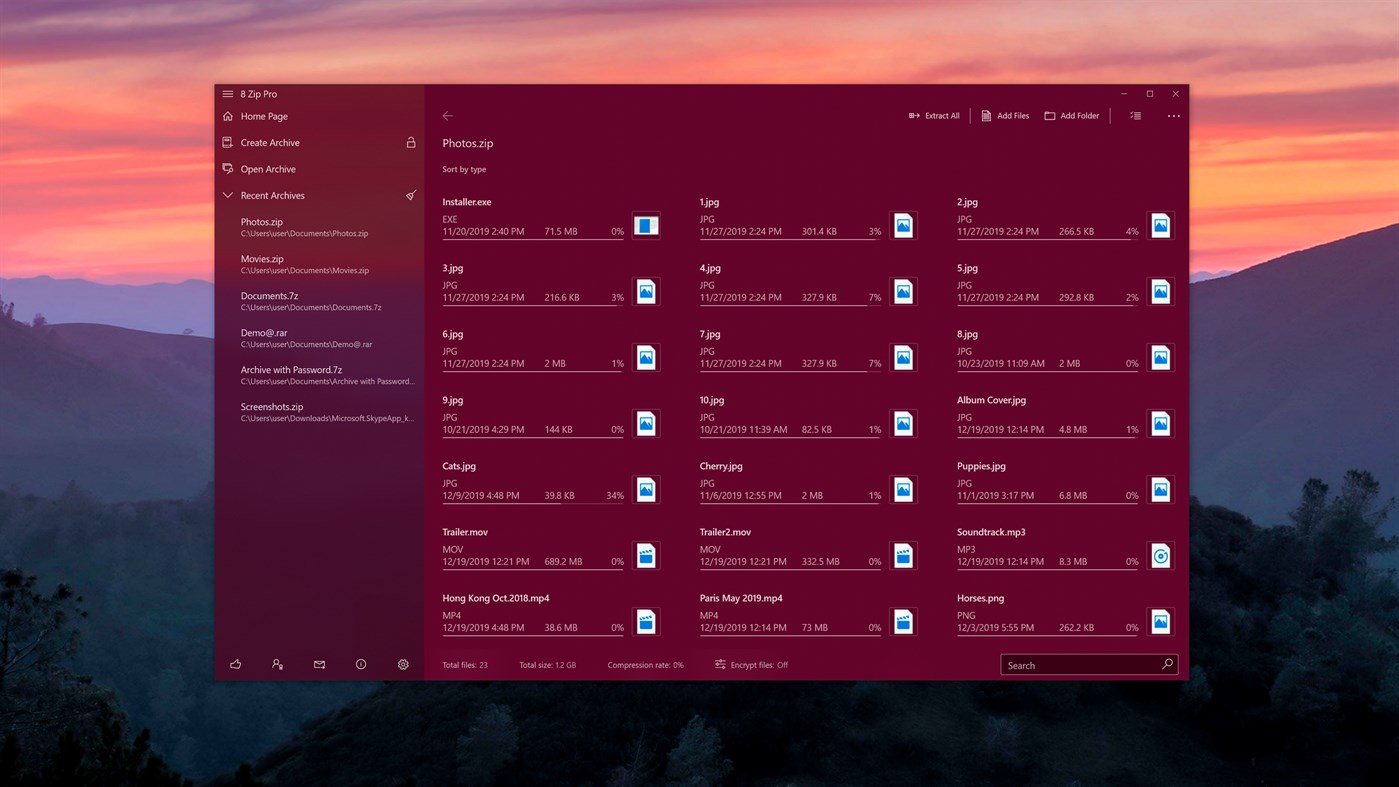#10. 8 Zip Pro - advanced archiver (Windows) От: Finebits OÜ