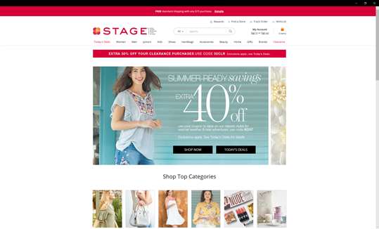 STAGE Stores screenshot 1