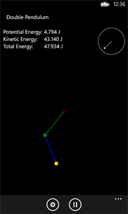 Double Pendulum screenshot 1