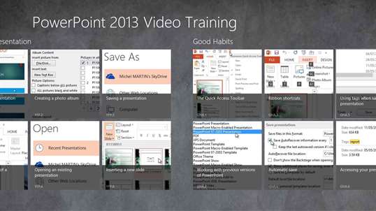 Video Training for PowerPoint ® 2013 screenshot 3