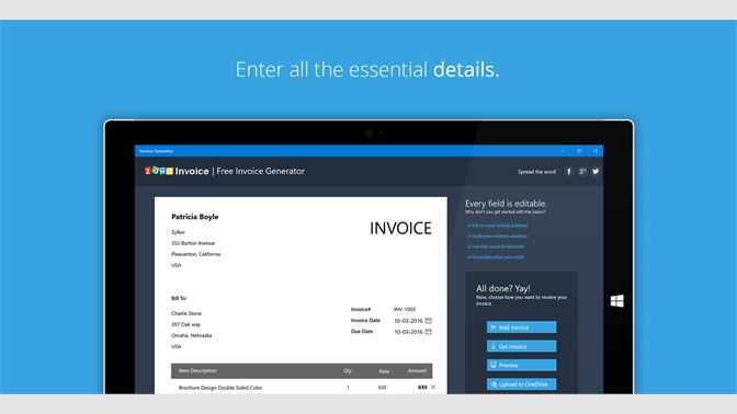 computer shop invoice software free
