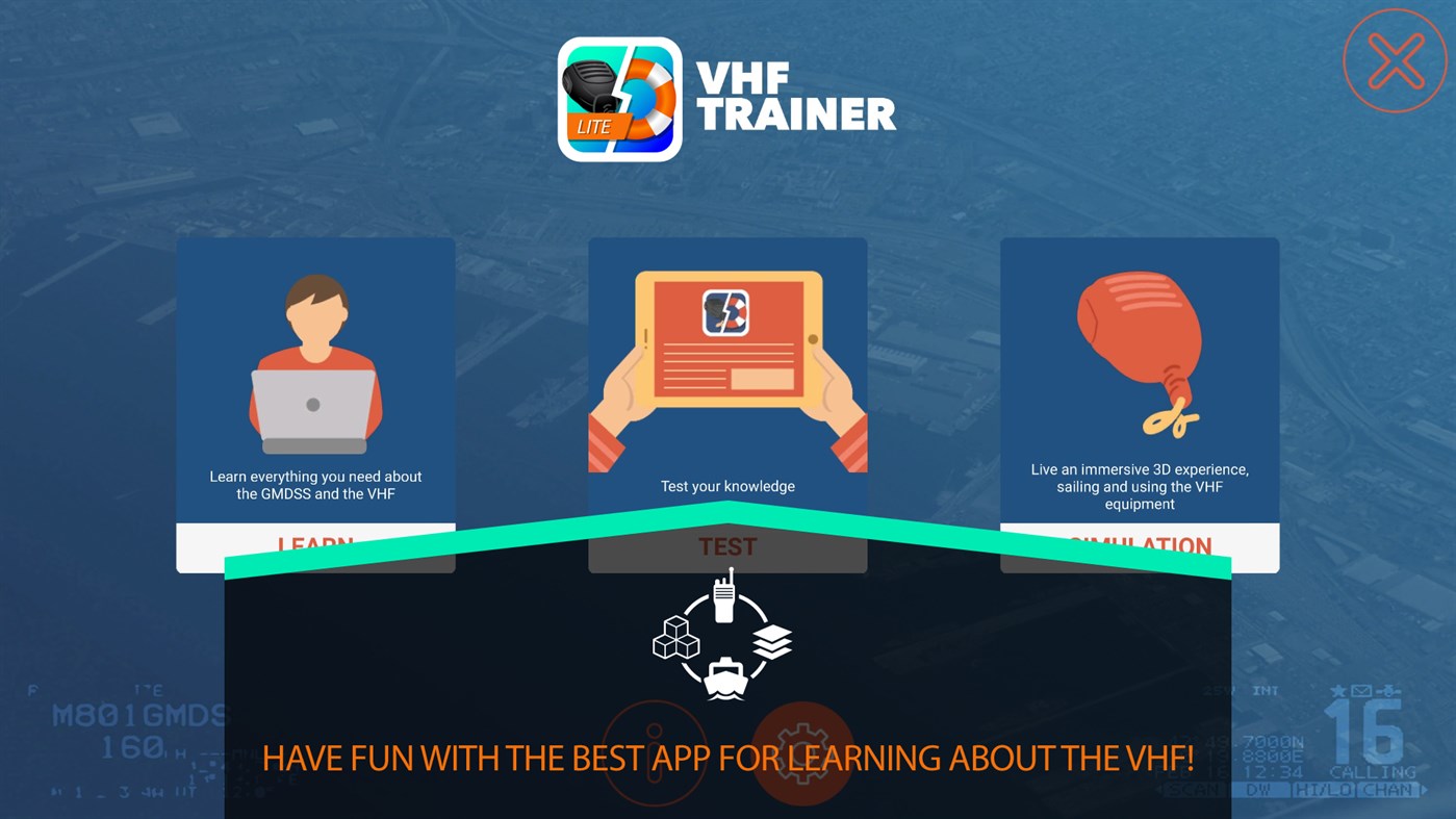 #1. VHF Trainer Lite (Windows) Podle: Advenio Software