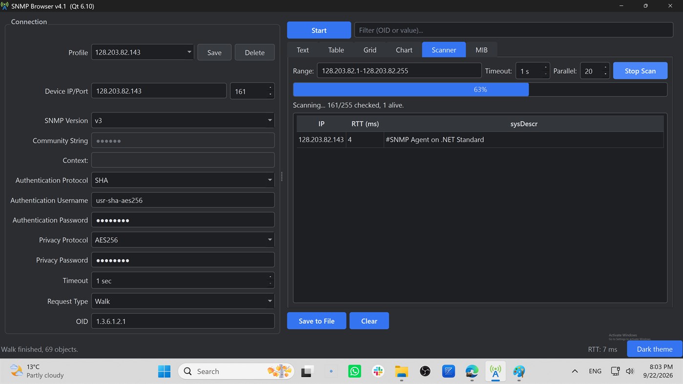 #5. SNMP Browser (Windows) โดย: Srdzan Kostenarov