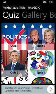 Political Quiz Trivia - Test GK IQ screenshot 1