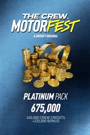 الحزمة البلاتينية من The Crew™ Motorfest (675000 من Crew Credits)