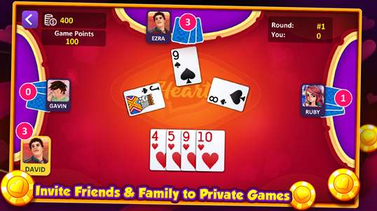 Hearts Card Game Free screenshot 5