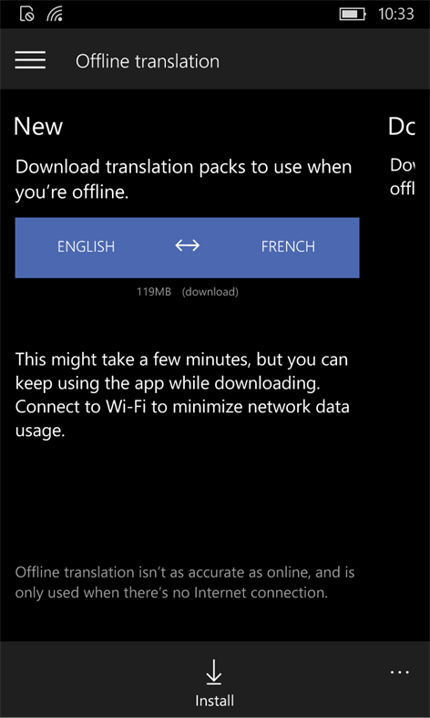Translator Screenshot