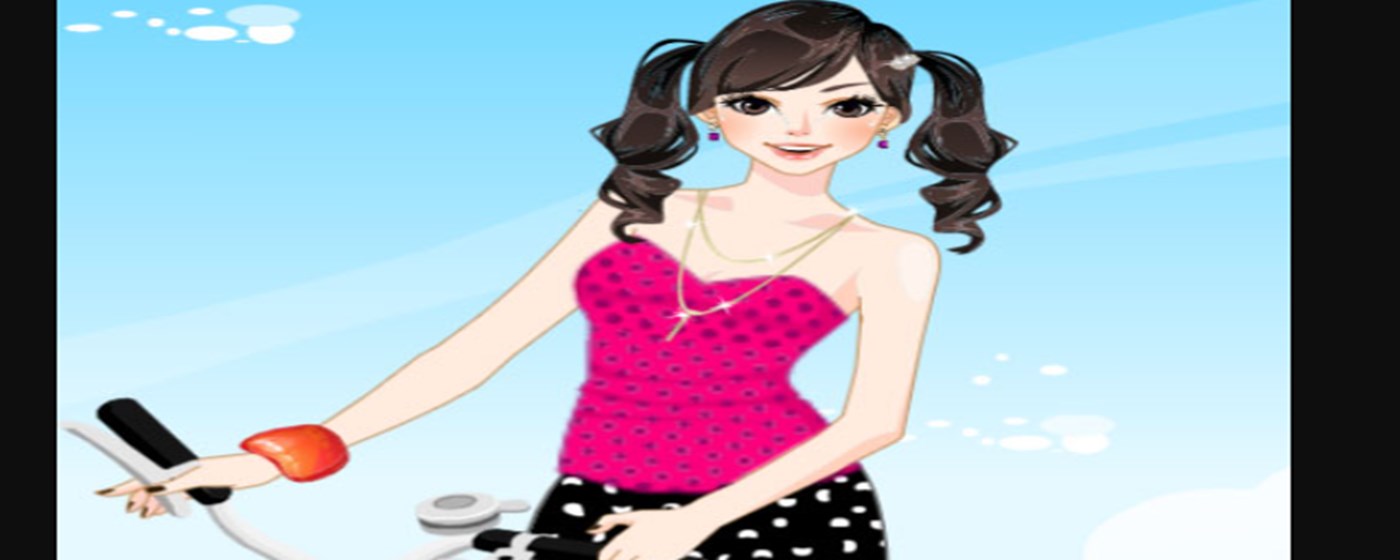 Bicycle Girl Dressup Game
